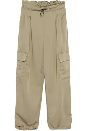 DKNY Broek met geplooid detail