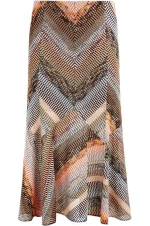 Missoni Lamé flared midi