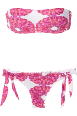 AMIR SLAMA Bikini met print
