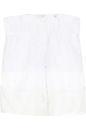 AMIR SLAMA Broderie anglaise shorts