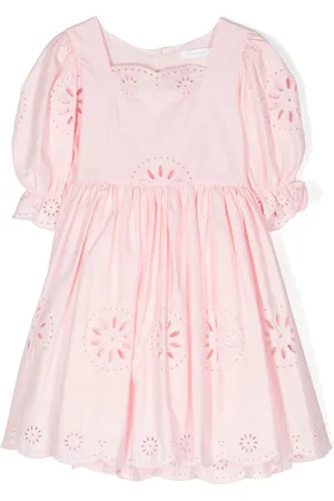 PATACHOU Katoenen jurk met broderie anglaise
