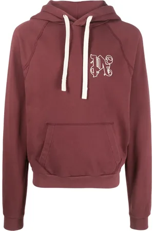 Palm Angels Hoodie met geborduurd monogram