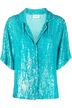 P.A.R.O.S.H. Blouse verfraaid met pailletten