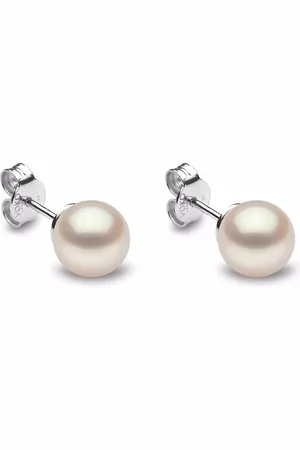 Yoko London 18kt witgouden oorbellen