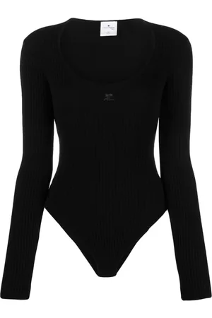 Courrèges Ribgebreide romper