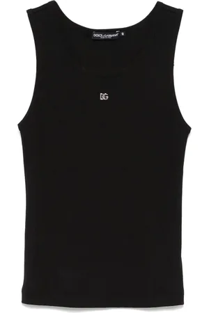 Dolce & Gabbana Tanktop met logoplakkaat
