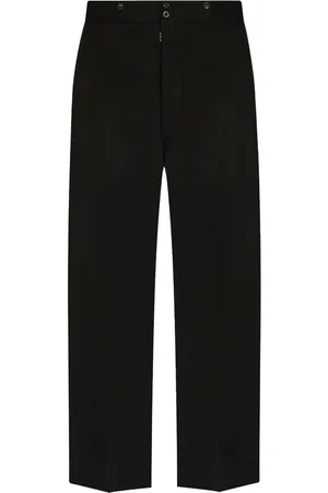 Maison Margiela Wollen broek met stiksels