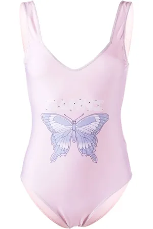 Ganni Badpak met logoprint