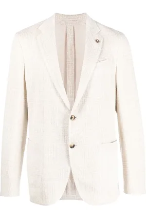 LARDINI Geruite blazer