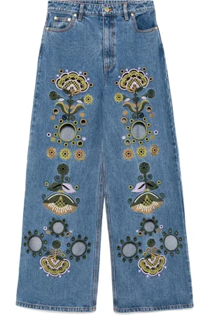 Cynthia Rowley Jeans met toelopende pijpen