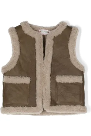 BONPOINT Leren gilet