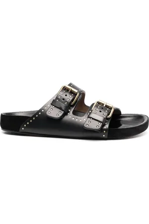 Isabel Marant Lennyo leren sandalen met studs