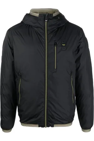Blauer Gewatteerd jack