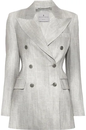 ERMANNO SCERVINO Blazer met gerafelde afwerking
