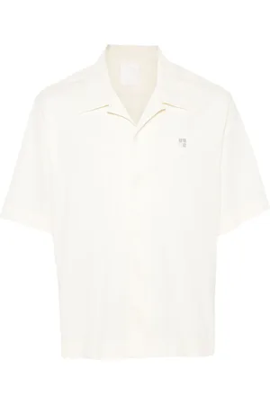 Givenchy Katoenen overhemd met geborduurd logo