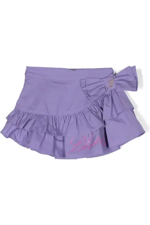MISS BLUMARINE Rok met logoprint