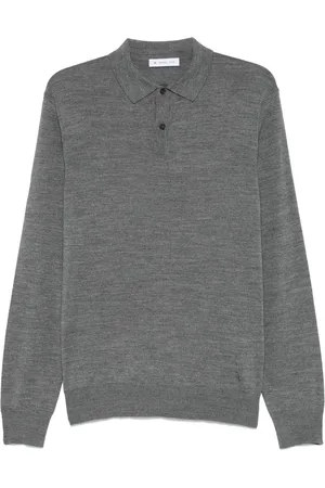 Manuel Ritz Fijngebreid poloshirt