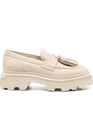 santoni Loafers met chunky zool