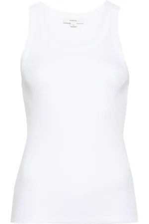 Vince Geribbelde tanktop