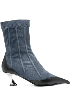 MUGLER 55 mm denim laarzen