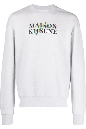 Maison Kitsuné Sweater met logoprint