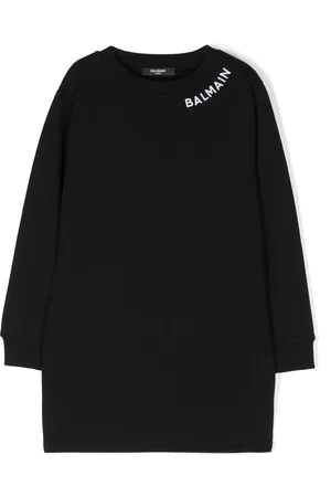 Balmain Jurk met geborduurd logo