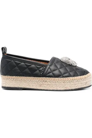 Philipp Plein Espadrilles verfraaid met doodskop