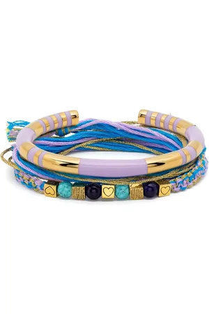 Aurélie Bidermann Honolulu and Positano bracelet (set of two)