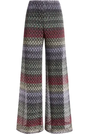 Missoni Gelaagde palazzo broek