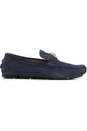 VERSACE La Medusa suède loafers