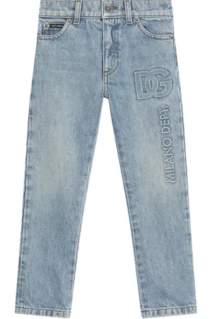 Dolce & Gabbana Mid waist jeans met logo