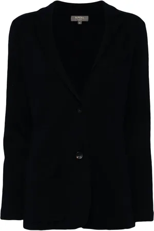N.PEAL Blazer met enkele rij knopen