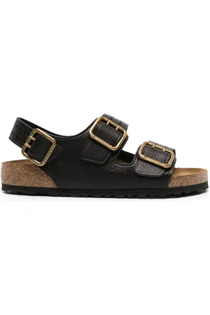 Birkenstock Milano leren sandalen