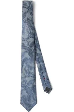 Brunello Cucinelli Stropdas met paisley