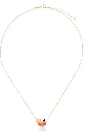 Aliita 9kt geelgouden Cocktail halsketting