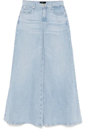 7 for all Mankind Willow jeans met wijde pijpen