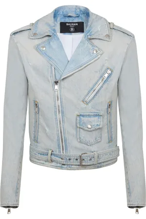 Balmain Denim katoenen bikerjack