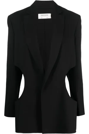 Gauchere Blazer met enkele rij knopen
