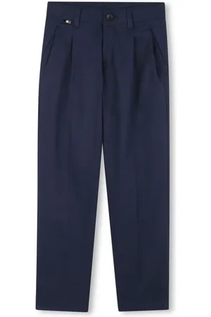 HUGO BOSS Broek met geplooid detail