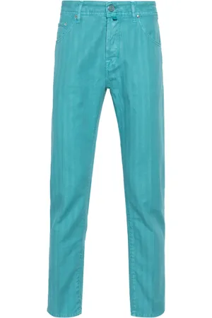 Jacob Cohen Broek met visgraatpatroon