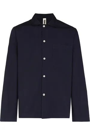 Tekla Popeline pyjamashirt