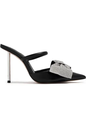 Schutz Mila 100 muiltjes met strikdetail