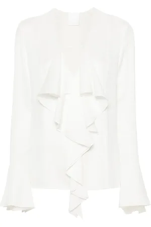 Givenchy Zijden blouse met jacquard