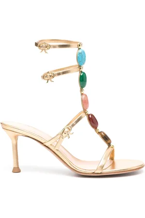 Gianvito Rossi 70mm Shanti leren sandalen