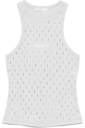 Patrizia Pepe Tanktop met geborduurd logo