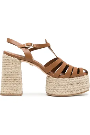 DEE OCLEPPO Tulum leren espadrilles