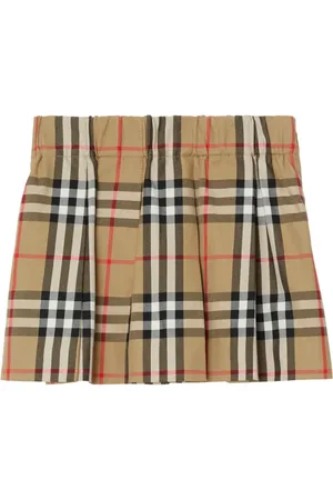 Burberry Geruite plooirok