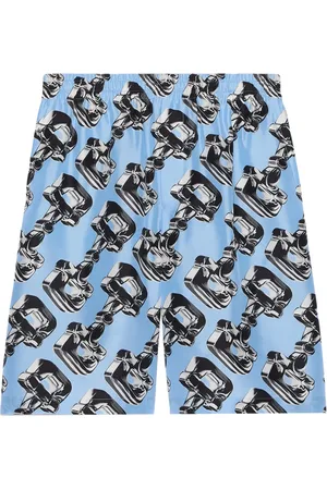 Gucci 3D Glass zijden shorts met Horsebit