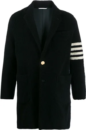 Thom Browne Mantel met 4 strepen