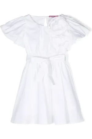 MISS BLUMARINE Jurk met bloemenpatch